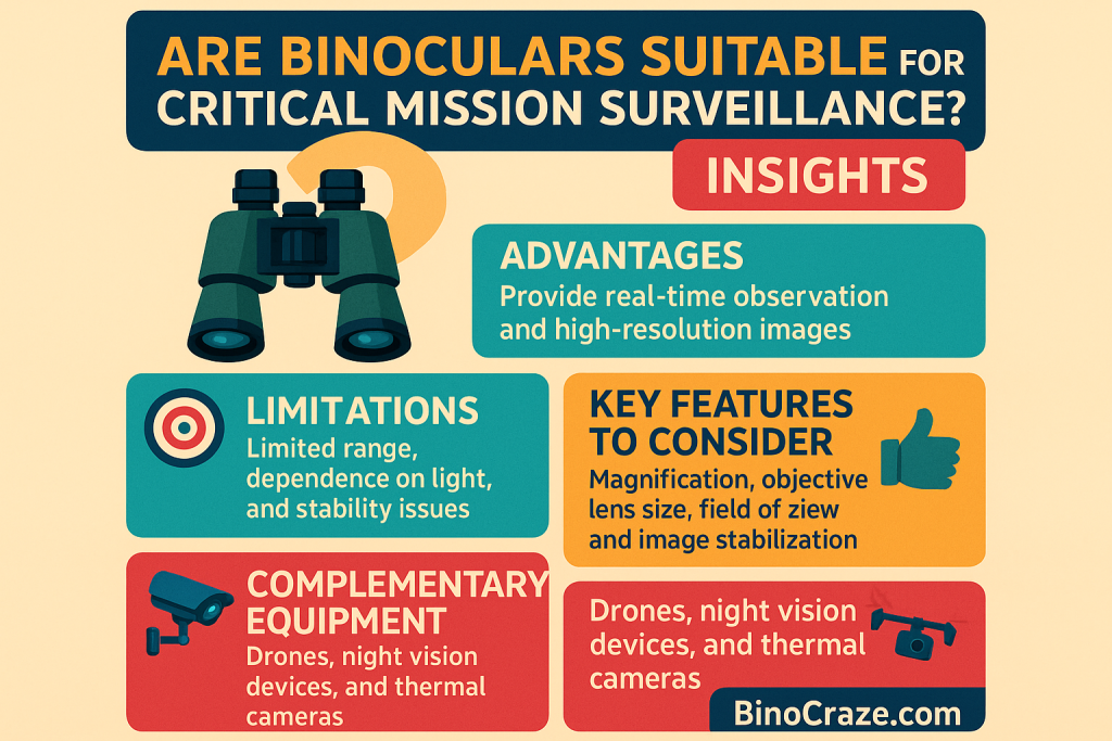 Are Binoculars Suitable for Critical Mission Surveillance? Insights