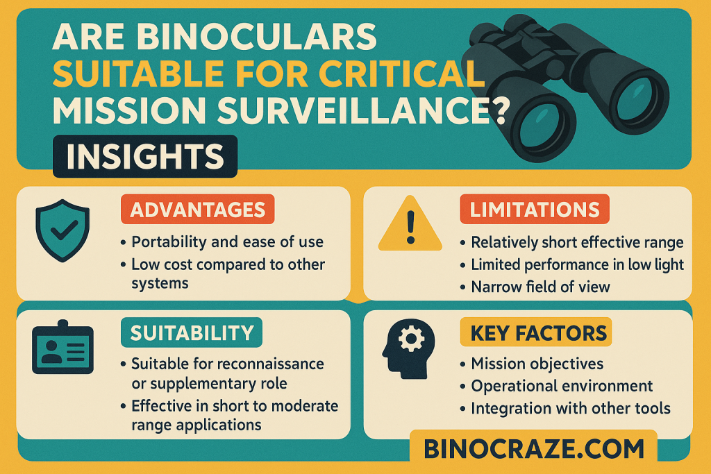 Are Binoculars Suitable for Critical Mission Surveillance? Insights