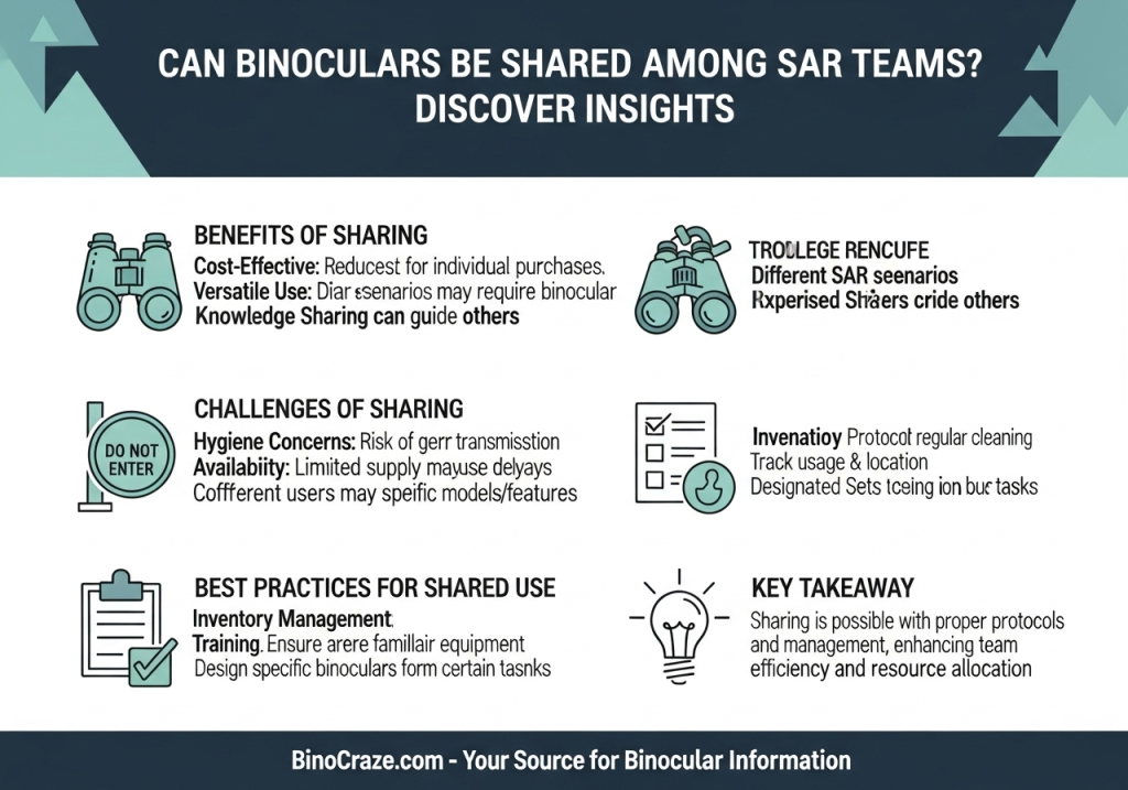 Can Binoculars Be Shared among SAR Teams