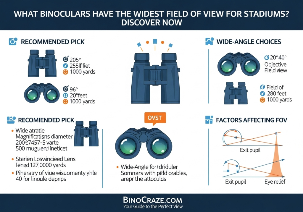 What Binoculars Have the Widest Field of View for Stadiums