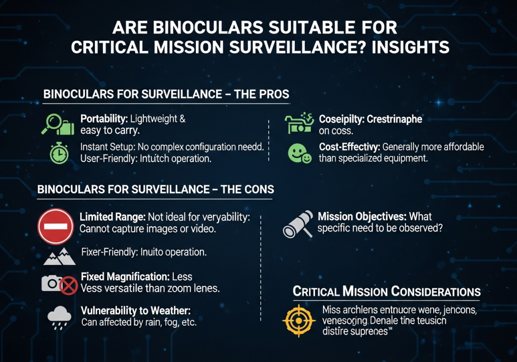 Are Binoculars Suitable for Critical Mission Surveillance? Insights