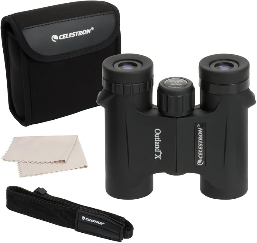 Celestron Outland X 8x25 Binoculars: Waterproof, Fogproof, Ideal for A