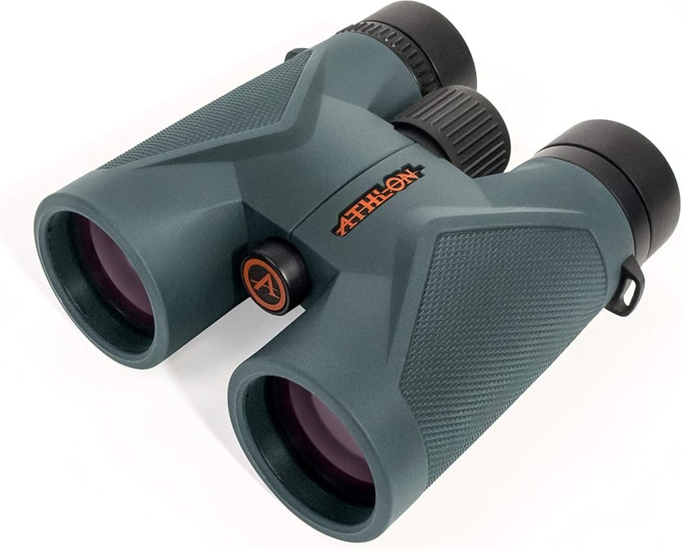 Athlon Optics 8x42 Midas UHD Gray Binoculars with ED Glass - High-Powe