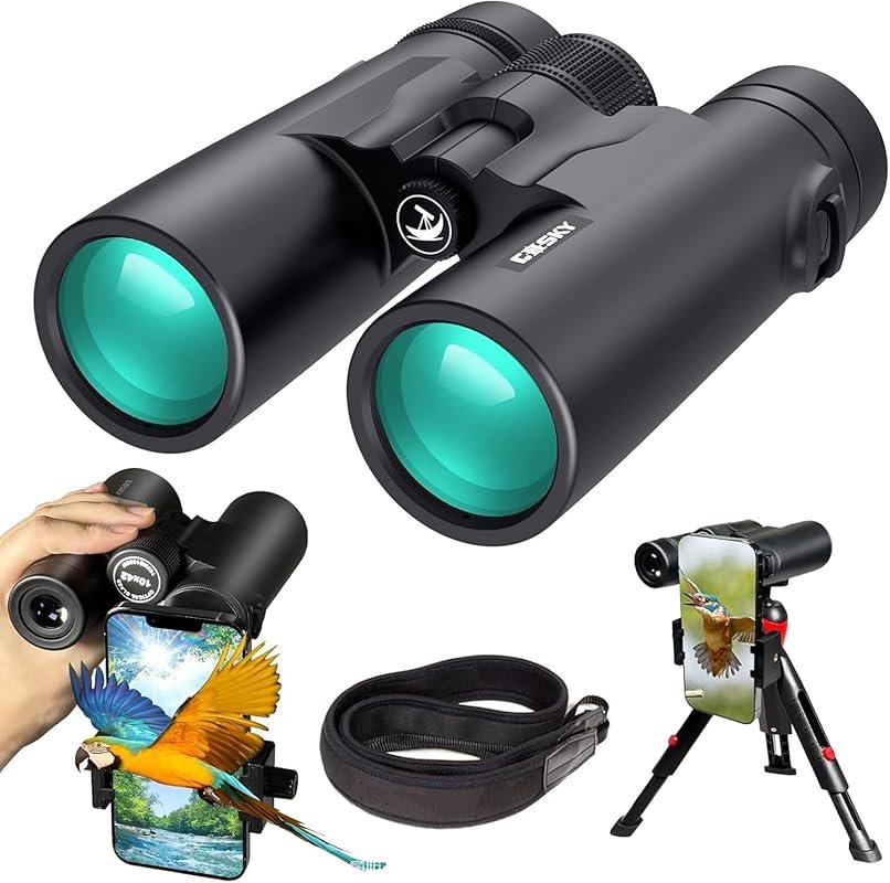 Gosky 10x42 Professional HD Binoculars for Bird Watching and Stargazin