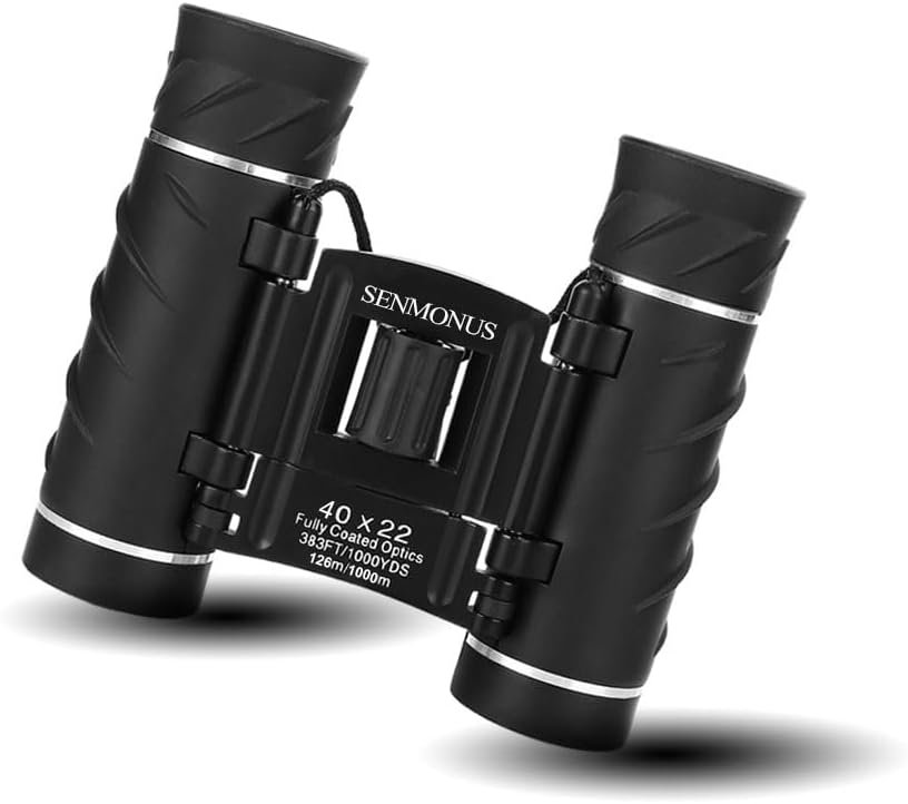Compact 40x22 Binoculars for Adults & Kids: Lightweight Bird Watching,