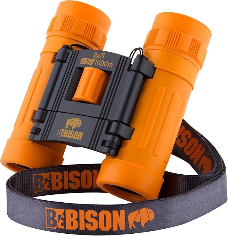 BeBison 8x21 Zoom & Focus Compact Binoculars for Kids and Adults, Idea