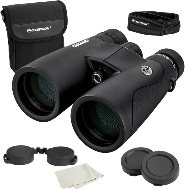 Celestron Nature DX ED 10x50 Binoculars: Premium ED Lenses, BAK-4 Pris