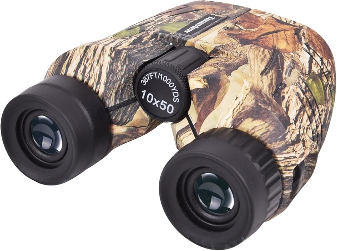 10x50 Compact Binoculars for Adults: Long Distance View, Lightweight, 