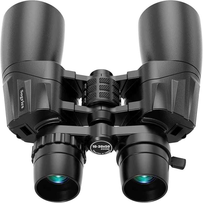 10-30x50 High-Powered Military Binoculars for Adults: Clear Low Light 