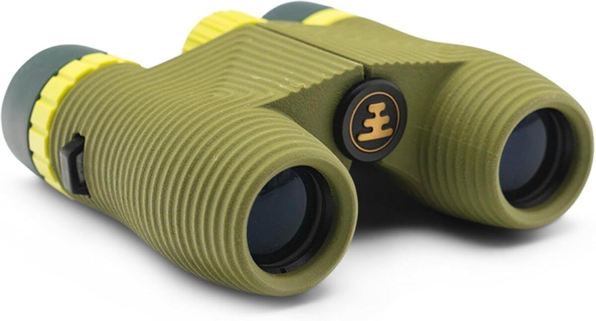 Nocs Provisions Standard Issue 10x25 Green Waterproof Binoculars - Lig