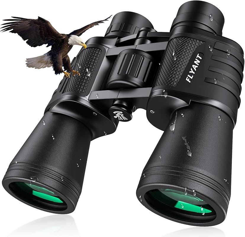 20x50 High Powered Waterproof Binoculars with Low Light Vision for Bir