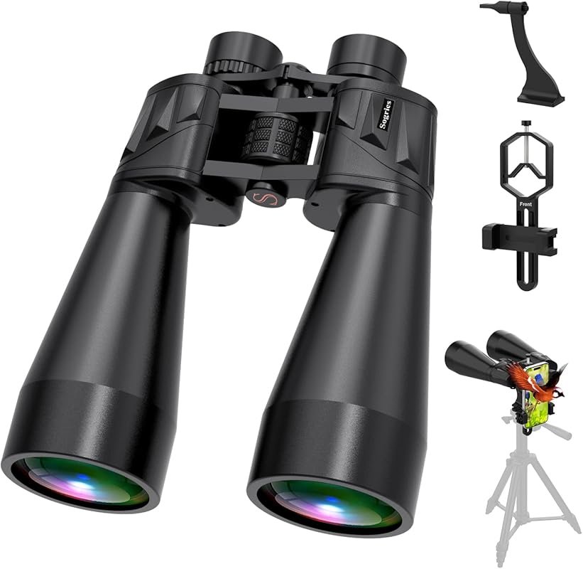18x70 Binoculars: High Powered, Large 70mm Aperture, Waterproof, Smart
