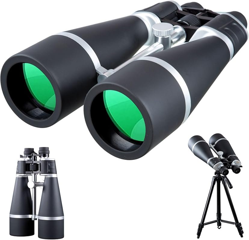 30-260x80 High Powered Zoom Binoculars for Adults, BAK-4 Prisms, Tripo
