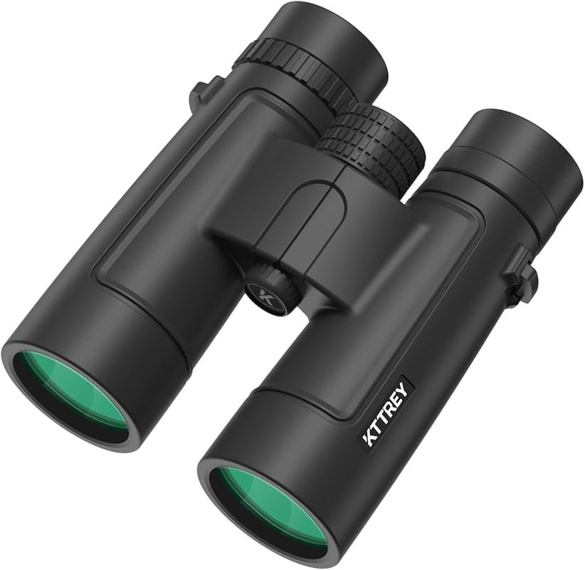 10x42 Adult Binoculars with Large Eyepieces and Long Eye Relief for Ey
