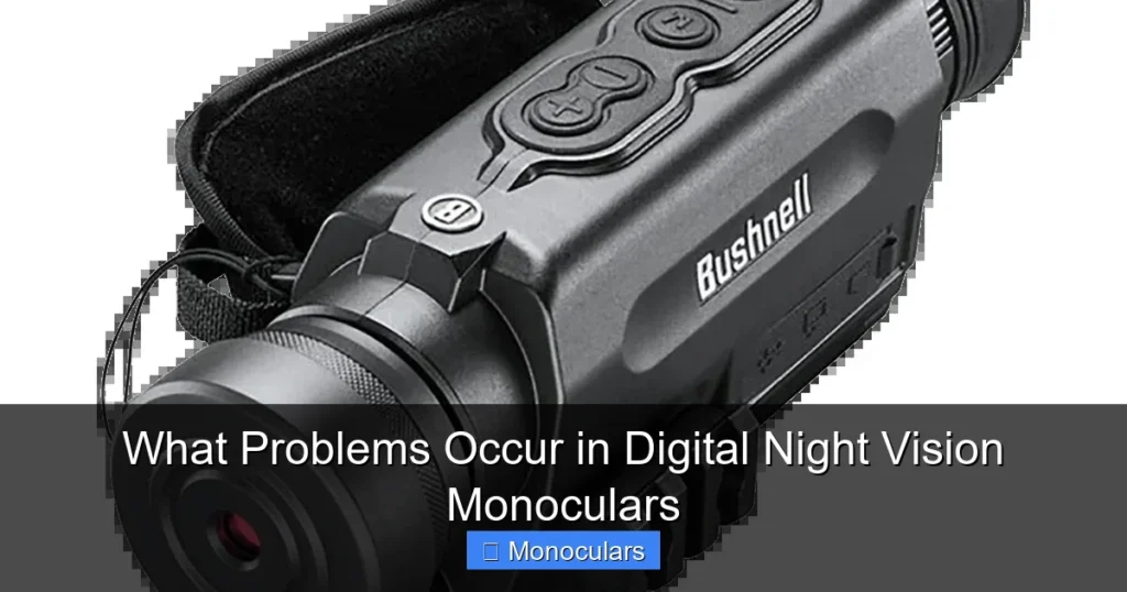 What Problems Occur in Digital Night Vision Monoculars