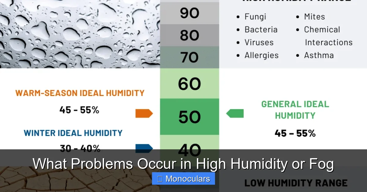 What Problems Occur in High Humidity or Fog