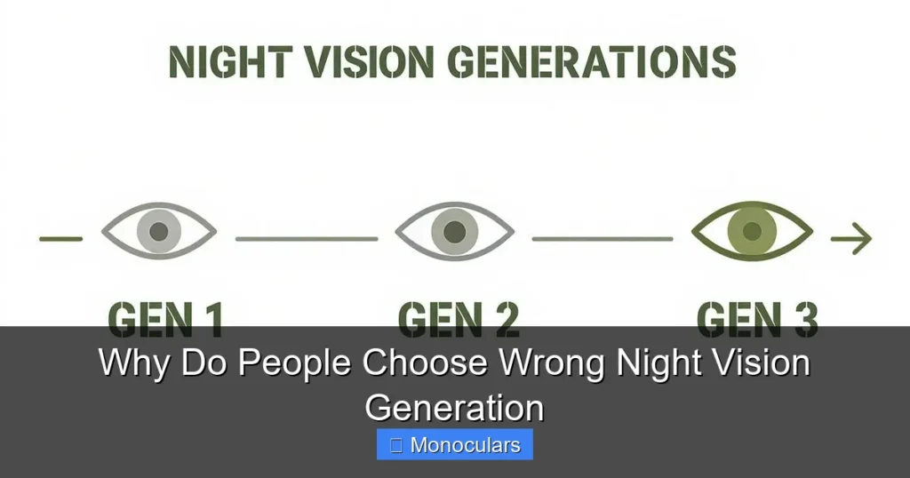 Why Do People Choose Wrong Night Vision Generation