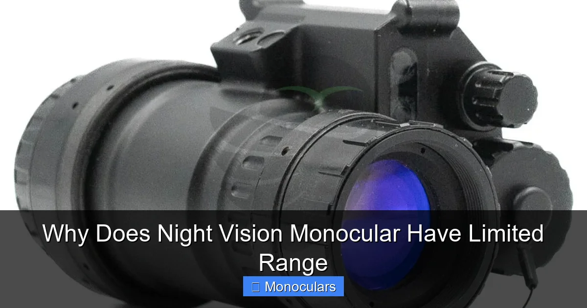 Why Does Night Vision Monocular Have Limited Range