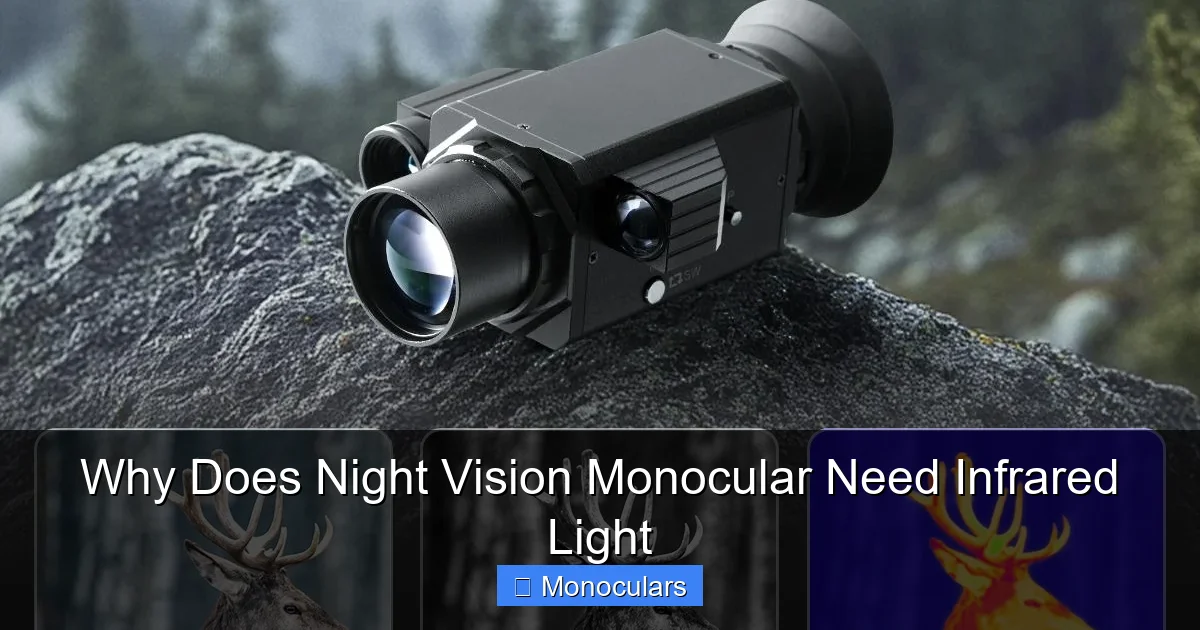 Why Does Night Vision Monocular Need Infrared Light