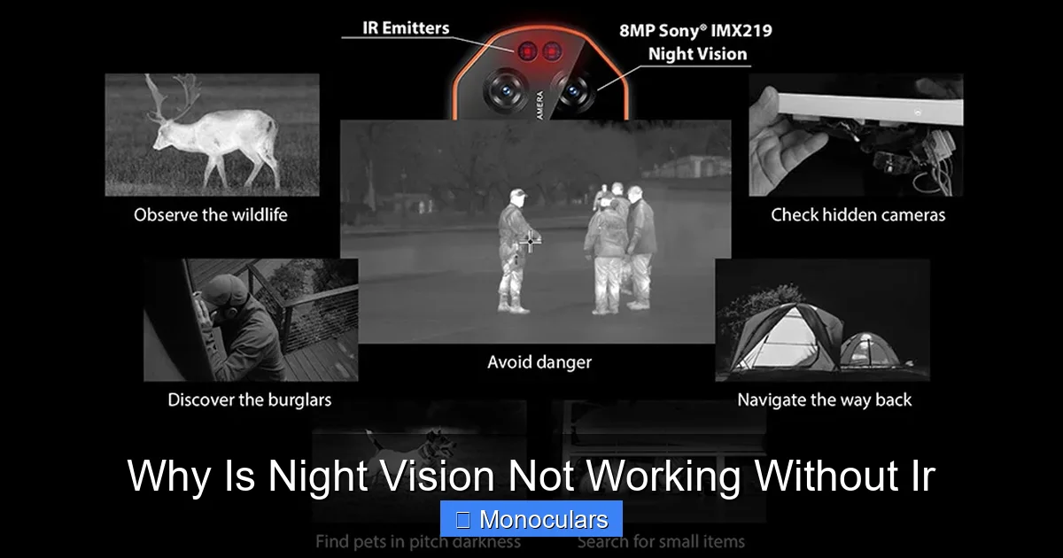Why Is Night Vision Not Working Without Ir