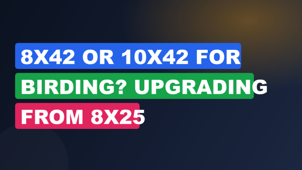 8x42 or 10x42 for Birding? Upgrading from 8x25