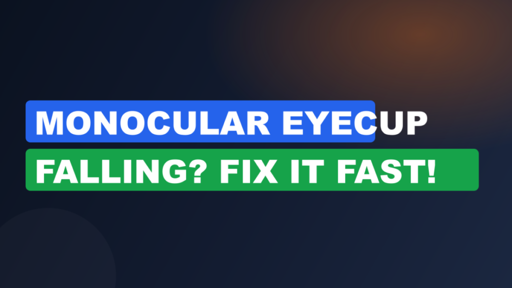 Monocular Eyecup Falling? Fix It Fast!